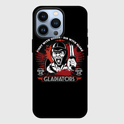 Чехол для iPhone 13 Pro GLADIATORS, цвет: 3D-черный