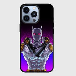 Чехол для iPhone 13 Pro JOJO KILLER QUEEN КОРОЛЕВА УБИЙЦА FIRE STYLE, цвет: 3D-черный