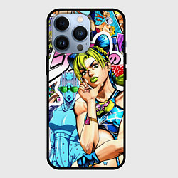 Чехол для iPhone 13 Pro JoJos Bizarre Adventure - Джолин Кудзё, цвет: 3D-черный