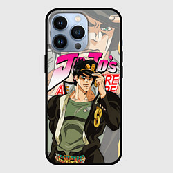 Чехол для iPhone 13 Pro JOJO BIZARRE ADVENTURE ДЖОДЖО, цвет: 3D-черный