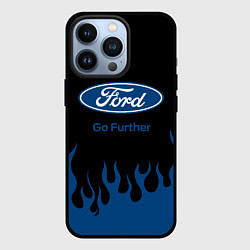 Чехол для iPhone 13 Pro FORD, ФОРД ОГОНЬ, цвет: 3D-черный