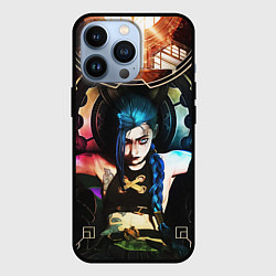 Чехол для iPhone 13 Pro ARCANE JINX ОБЛОЖКА LEAGUE OF LEGENDS, цвет: 3D-черный