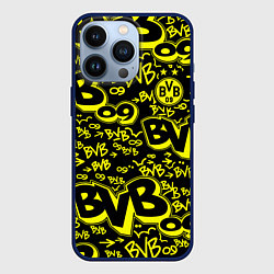 Чехол для iPhone 13 Pro BVB 09 - BORUSSIA Боруссия Дортмунд, цвет: 3D-тёмно-синий