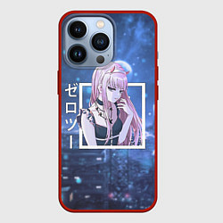 Чехол для iPhone 13 Pro Zero Two в платье, Darling in the Franxx, цвет: 3D-красный