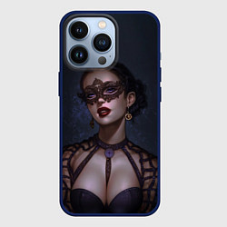 Чехол для iPhone 13 Pro ЙЕННИФЕР ВЕДЬМАК 2, цвет: 3D-тёмно-синий