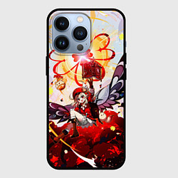 Чехол для iPhone 13 Pro Кли с крыльями при взрыве Genshin Impact, цвет: 3D-черный