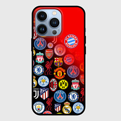 Чехол для iPhone 13 Pro BAYERN MUNCHEN BEST FC SPORT, цвет: 3D-черный