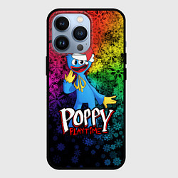 Чехол для iPhone 13 Pro POPPY PLAYTIME НОВОГОДНИЙ ПОППИ ПЛЕЙТАЙМ, цвет: 3D-черный