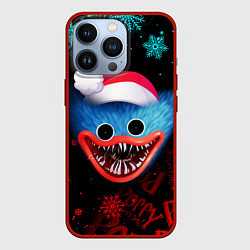 Чехол для iPhone 13 Pro ХАГИ ВАГИ НОВОГОДНИЙ POPPY PLAYTIME НОВЫЙ ГОД 2022, цвет: 3D-красный