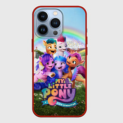 Чехол для iPhone 13 Pro My Little Pony: A New Generation, цвет: 3D-красный