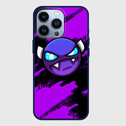 Чехол для iPhone 13 Pro Geometry Dash game - Геометри Дэш, цвет: 3D-тёмно-синий
