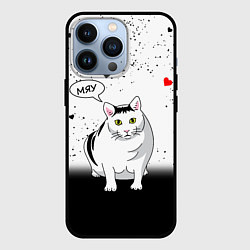 Чехол для iPhone 13 Pro CAT LOVE, цвет: 3D-черный