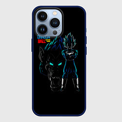 Чехол для iPhone 13 Pro Dragon Ball Z Dark, цвет: 3D-тёмно-синий
