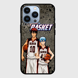 Чехол для iPhone 13 Pro Kuroko no Basket, Kagami Taiga Kuroko Tetsuya, цвет: 3D-черный