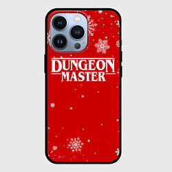 Чехол для iPhone 13 Pro ГАЧИМУЧИ DUNGEON MASTER НОВОГОДНИЙ, цвет: 3D-черный