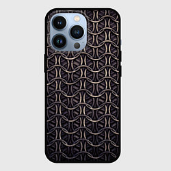 Чехол для iPhone 13 Pro Кольчуга железная средневековая, цвет: 3D-черный