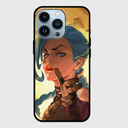 Чехол для iPhone 13 Pro Arcane League Of Legends JINX взрыв, цвет: 3D-черный