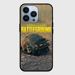 Чехол для iPhone 13 Pro PUBG HEAD 3 lvl, цвет: 3D-черный