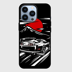 Чехол для iPhone 13 Pro TOYOTA SUPRA Под Луной, цвет: 3D-черный