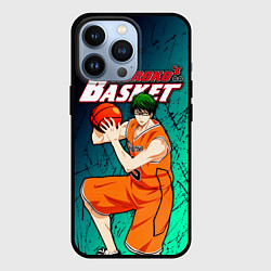 Чехол для iPhone 13 Pro Kuroko no Basuke, Midorima Shintaro Шинтаро Мидори, цвет: 3D-черный