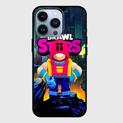 Чехол для iPhone 13 Pro GROM SPACE BRAWL STARS, цвет: 3D-черный