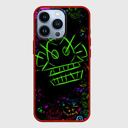 Чехол для iPhone 13 Pro League Of Legends неон - Arcane, цвет: 3D-красный