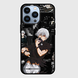 Чехол для iPhone 13 Pro Грустный Канеки Токийский Гуль Tokyo Ghoul, цвет: 3D-черный