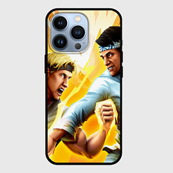 Чехол iPhone 13 Pro Огненный удар каратиста