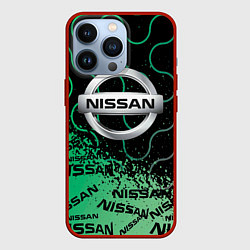Чехол для iPhone 13 Pro NISSAN Супер класса, цвет: 3D-красный