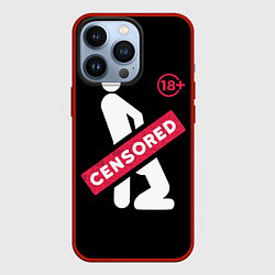 Чехол для iPhone 13 Pro CENCORED, цвет: 3D-красный