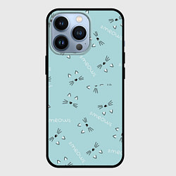 Чехол для iPhone 13 Pro Мир мурчащих котов 2, цвет: 3D-черный