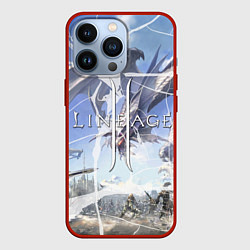Чехол для iPhone 13 Pro Lineage dragonfight, цвет: 3D-красный