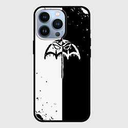 Чехол для iPhone 13 Pro BRING ME THE HORIZON черное былое, цвет: 3D-черный