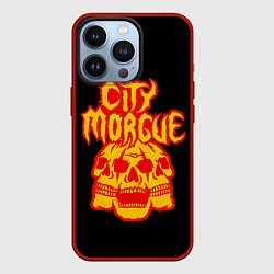 Чехол для iPhone 13 Pro ZillaKami x SosMula City Morgue Черепа, цвет: 3D-красный