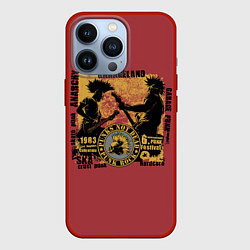 Чехол для iPhone 13 Pro Punk Rock Панки Живы, цвет: 3D-красный