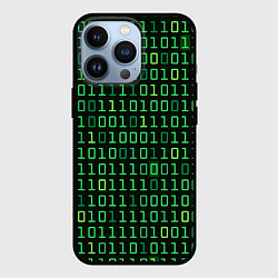 Чехол для iPhone 13 Pro Двоичный Код Binary Code, цвет: 3D-черный