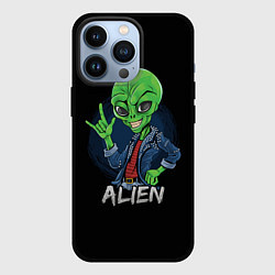 Чехол для iPhone 13 Pro ALIEN ИНОПЛАНЕТЯНИН, цвет: 3D-черный