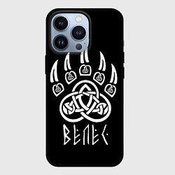 Чехол для iPhone 13 Pro Велес Волчья Лапа, цвет: 3D-черный