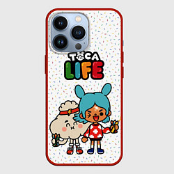 Чехол для iPhone 13 Pro Toca Life Art, цвет: 3D-красный