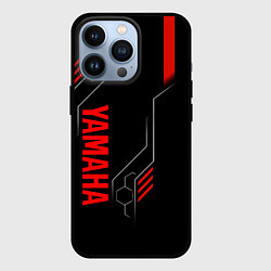 Чехол для iPhone 13 Pro YAMAHA - ТЕХНОЛОГИИ КРАСНЫЙ, цвет: 3D-черный
