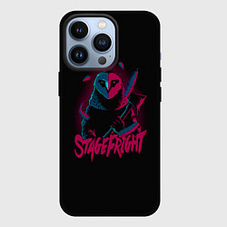 Чехол для iPhone 13 Pro Сова с топором Stage Fright, цвет: 3D-черный