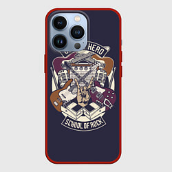 Чехол для iPhone 13 Pro Гитарист Рок Музыкант, цвет: 3D-красный