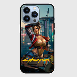 Чехол для iPhone 13 Pro Panam Cyberpunk2077 18, цвет: 3D-черный