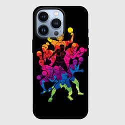 Чехол для iPhone 13 Pro Игра в Пинг-Понг, цвет: 3D-черный