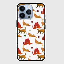Чехол для iPhone 13 Pro Cats cats cats, цвет: 3D-черный