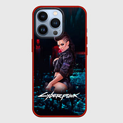 Чехол для iPhone 13 Pro Cyberpunk2077 Vi, цвет: 3D-красный