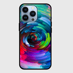 Чехол для iPhone 13 Pro Vanguard color pattern 2029, цвет: 3D-черный