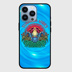 Чехол для iPhone 13 Pro Summer vibes Летнее настроение, цвет: 3D-черный