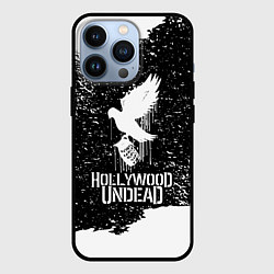 Чехол для iPhone 13 Pro Hollywood Undead - CHAOS Out Now, цвет: 3D-черный