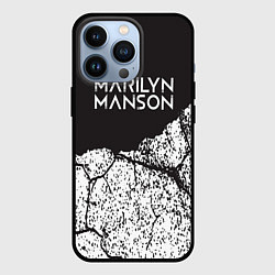 Чехол для iPhone 13 Pro Marilyn manson, цвет: 3D-черный